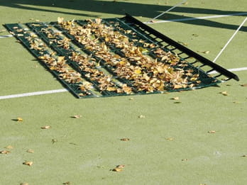 Aussie Clean Sweep | Tennis Court Cleaning - Leaf Removal